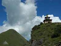China  Tagong. Grasslands. Part of Tagong Temple in town. : Asia, China, Tagong Grassland, Tagong Temple, Temple