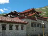 China  Tagong. Grasslands. Tagong Temple in town. : Asia, China, Tagong Grassland, Tagong Temple, Temple