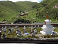 China  Tagong. Grasslands. Tagong Temple in town. : Asia, China, Mountains, Tagong Grassland, Tagong Temple, Temple