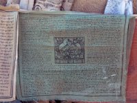 China  Tagong. Grasslands. Prayer flags that are all over the monasteries and towns. : Asia, China, Tagong Grassland