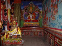 China  Tagong. Grasslands. Inside Tagong Temple. : Asia, China, Statue, Tagong Grassland