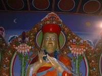 China  Tagong. Grasslands. Inside Tagong Temple. : Asia, China, Statue, Tagong Grassland